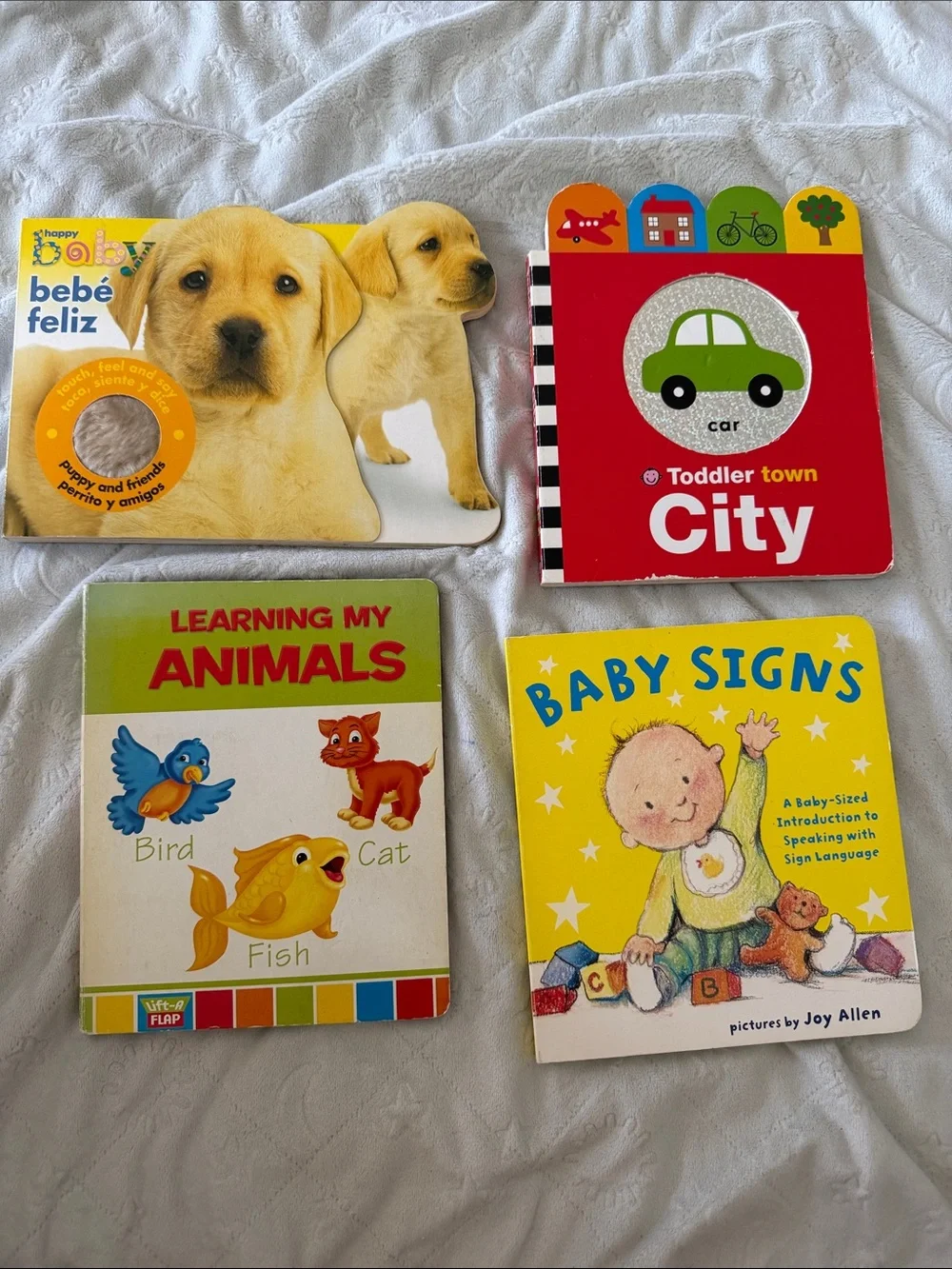Baby Signs Board Books bundle - Yellow Baby Sign Language Book